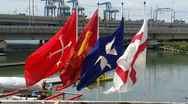 CIV Pra Insieme Palio Repubbliche Marinare bandiere
